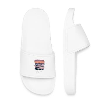 Lagune Islande - Claquettes enfant - blanc - Devant