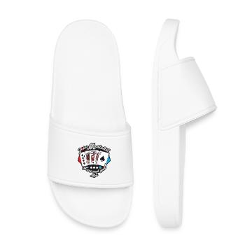 Lecteur d’ de poker - Claquettes enfant - blanc - Devant
