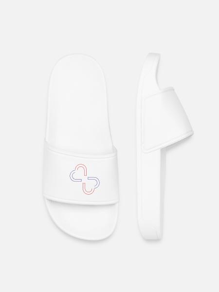 Dual Core - Kids’ Pool Sliders - white