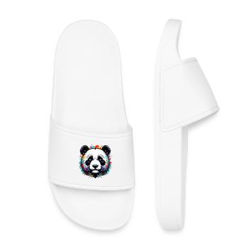 Panda - Kids’ Pool Sliders - white - Front
