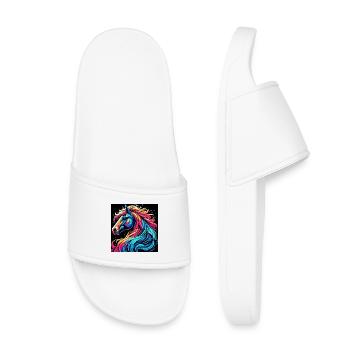 Cheval - Claquettes enfant - blanc - Devant