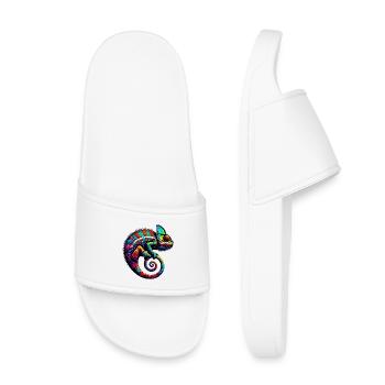 Caméléon - Claquettes enfant - blanc - Devant