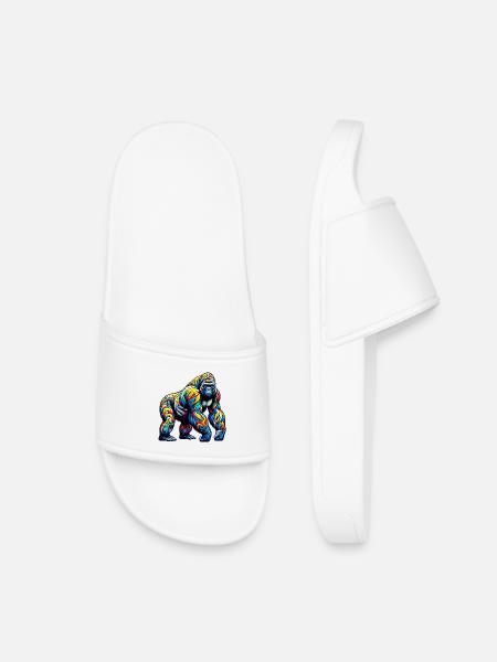 Gorilla - Kids’ Pool Sliders - white