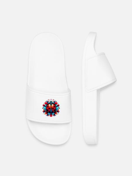 Ladybird - Kids’ Pool Sliders - white