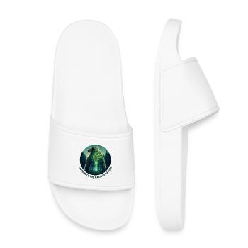 Bear - Kids’ Pool Sliders - white - Front
