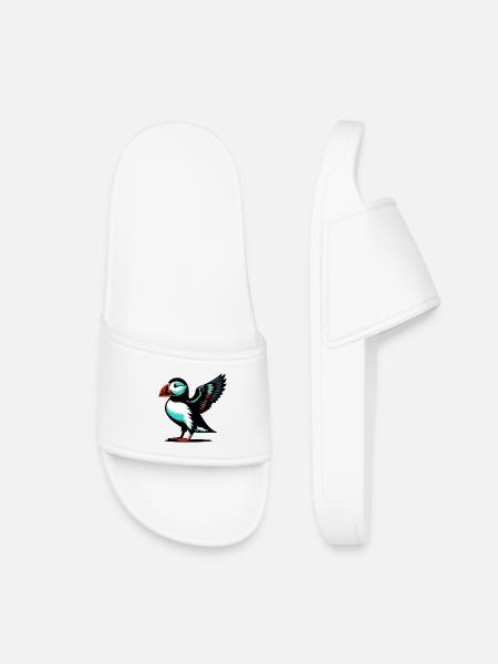 Puffin - Kids’ Pool Sliders - white