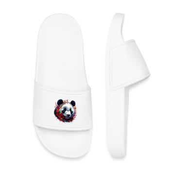 Panda - Kinder Badelatschen - Weiß - Vorne