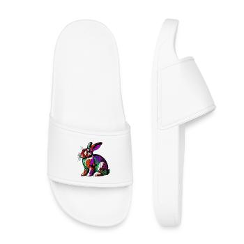 Rabbit - Kids’ Pool Sliders - white - Front