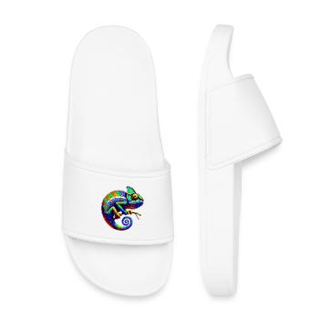 Chameleon - Kids’ Pool Sliders - white - Front
