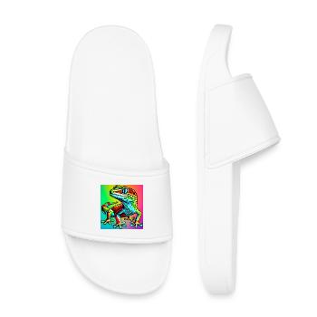 Gecko - Kids’ Pool Sliders - white - Front