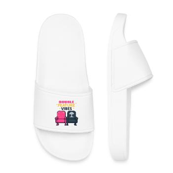 Double Feature - Kids’ Pool Sliders - white - Front