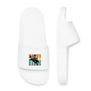 Pas mon premier rodeo vintage cowboy - Claquettes enfant - blanc - Devant