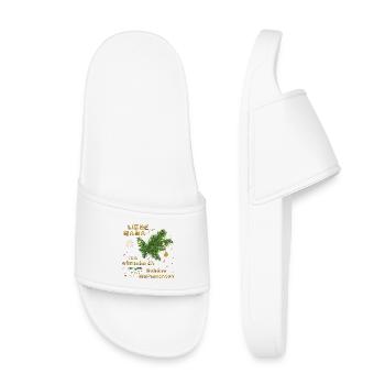 Dear Mom, I wish you a Merry Christmas - Kids’ Pool Sliders - white - Front