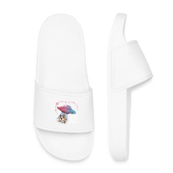 Amour des Chiens Univers Spatial Science Fiction - Claquettes enfant - blanc - Devant