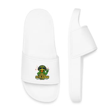 Chill Schlager & Fun – Bonne ambiance - Claquettes enfant - blanc - Devant