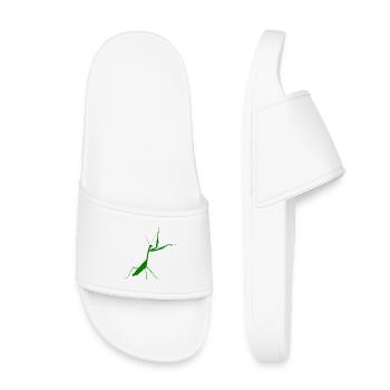 Praying mantis green - Kids’ Pool Sliders - white - Front