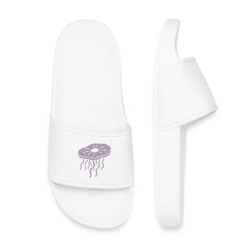 Minimalist Kombucha SCoby Tea Jellyfish - Kids’ Pool Sliders - white - Front