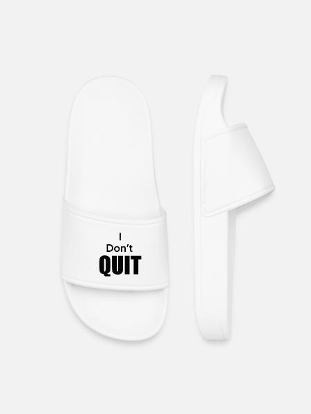 I_Don-t_Quit - Kinder Badelatschen - Weiß