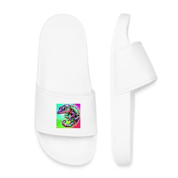 Gecko - Claquettes enfant - blanc - Devant