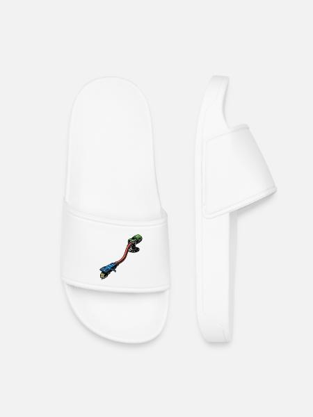 My heart beats in 33 time - Kids’ Pool Sliders - white