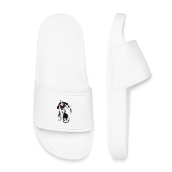 lion - Kids’ Pool Sliders - white - Front