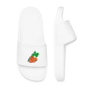 Art de la fraise - Claquettes enfant - blanc - Devant