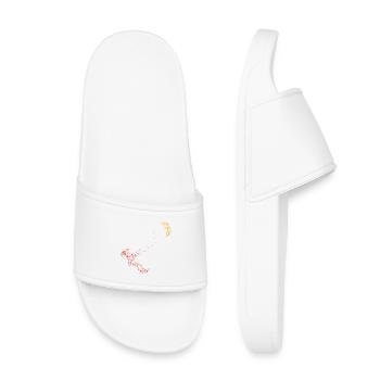 Idée cadeau pour un kitesurfeur qui pratique le kitesurf - Claquettes enfant - blanc - Devant
