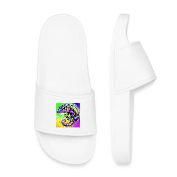 Gecko - Kids’ Pool Sliders - white - Front