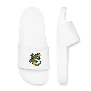 Gecko Mexique - Claquettes enfant - blanc - Devant