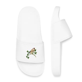 Oiseau coloré - Claquettes enfant - blanc - Devant