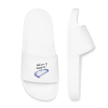 Merry Me - Kids’ Pool Sliders - white - Front