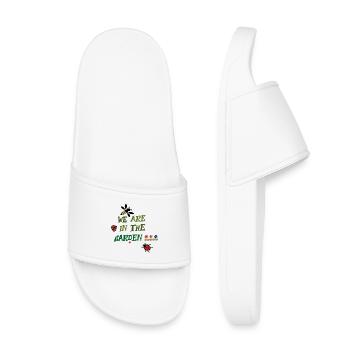 We are in the garden - Kids’ Pool Sliders - white - Front