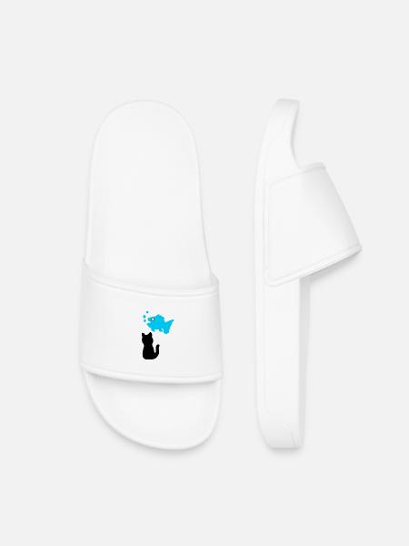 Pensées de poissons - Claquettes enfant - blanc