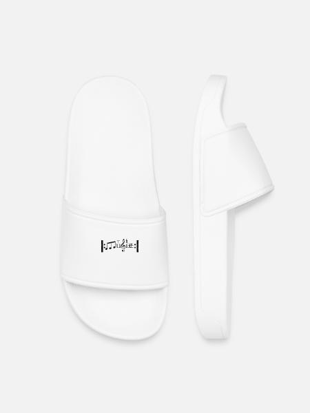 musique - Claquettes enfant - blanc