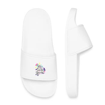 Unicorn Unicorn Unicorns Quote Animal Gift - Kids’ Pool Sliders - white - Front