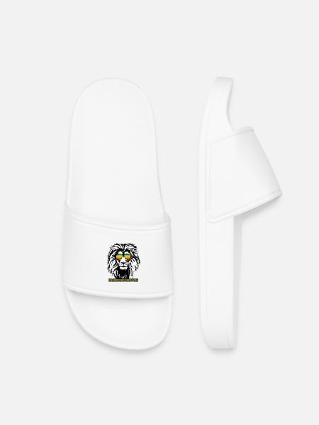 Lion Rainbow Sunglasses - Kids’ Pool Sliders - white