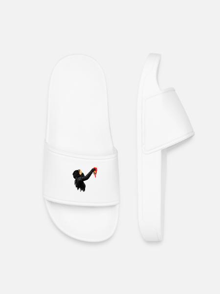 graffiti - Claquettes enfant - blanc