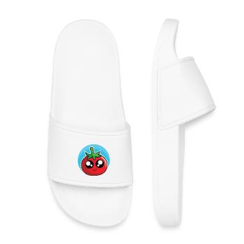 Conception drôle de tomate - Claquettes enfant - blanc - Devant