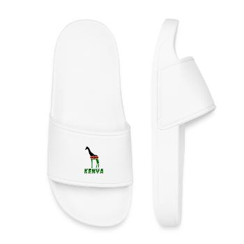 Girafe du Kenya - Claquettes enfant - blanc - Devant