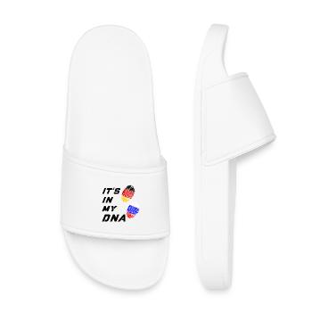 C'est dans mon ADN l'Allemagne et la Russie - Claquettes enfant - blanc - Devant