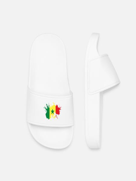 Senegal - Kinder Badelatschen - Weiß