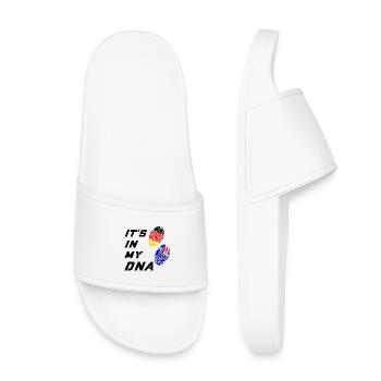 Dans mon ADN Allemagne et Australie / présent - Claquettes enfant - blanc - Devant