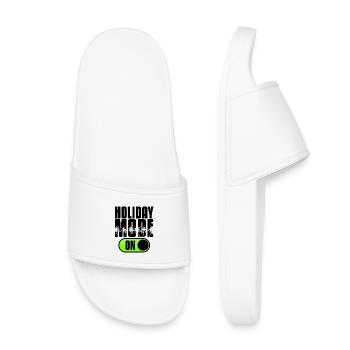 Vacances Vacances Vacances Palmes Caraïbes Mer Plage - Claquettes enfant - blanc - Devant