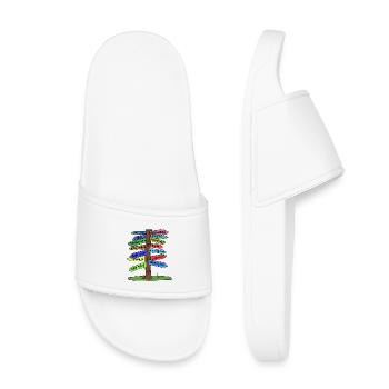 Vacances Vacances Voyage Vacances Voyage Dété Soleil Mer - Claquettes enfant - blanc - Devant