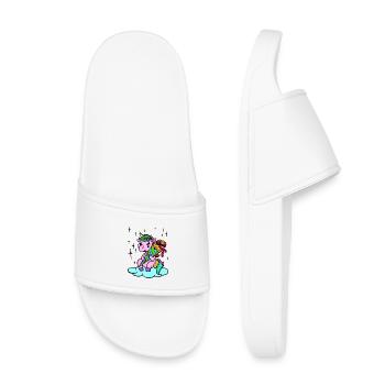 La licorne de l’école Début de l’école - Claquettes enfant - blanc - Devant