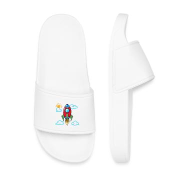 Début de l’école Lancement de l’école - Claquettes enfant - blanc - Devant