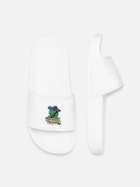 Adventure Together - Kids’ Pool Sliders - white