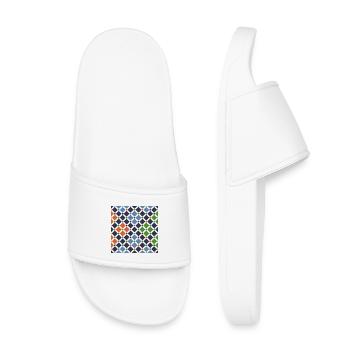 Tuiles andalouses 11 (Alhambra, Grenade) - Claquettes enfant - blanc - Devant