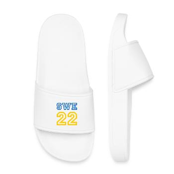 SWEDEN - Kids’ Pool Sliders - white - Front