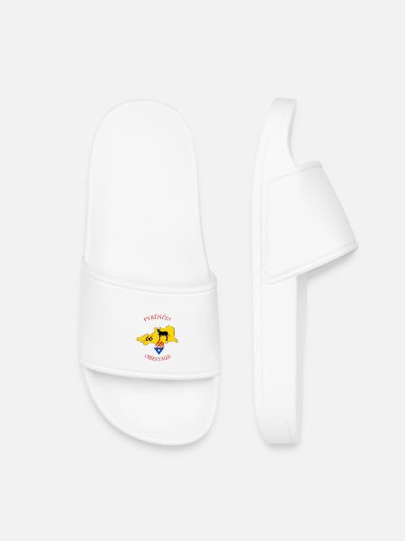 Pyrénées orientales - Claquettes enfant - blanc